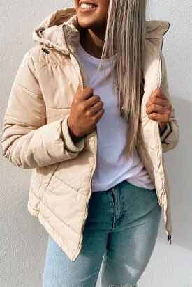 Essentials Puffer Jacket Cream