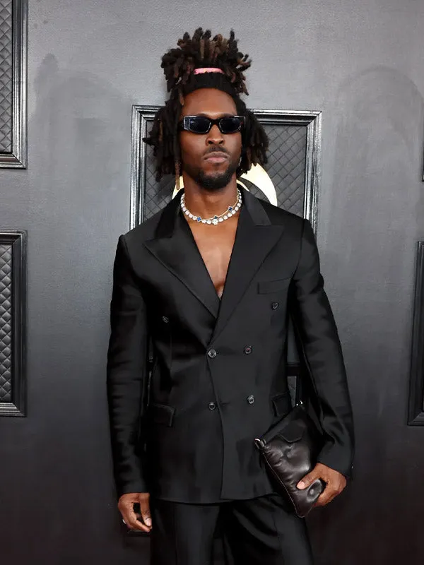 Grammys Awards 2023 Saint Jhn Black Blazer