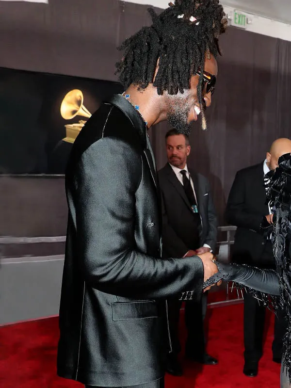 Grammys Awards 2023 Saint Jhn Black Blazer