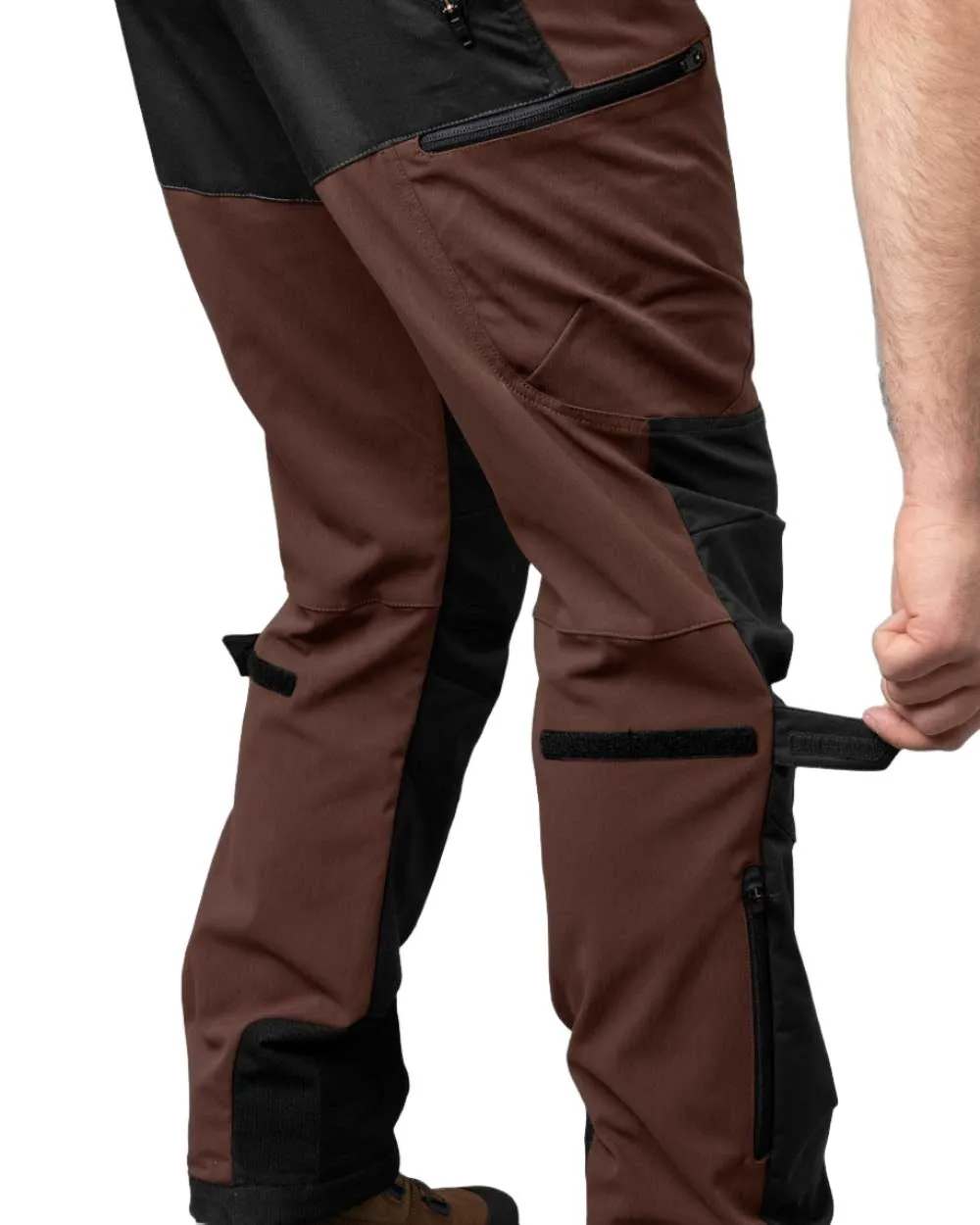 Harkila Ragnar Trousers Burgundy Black