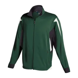 Holloway Men's Forest/Black/White Full Zip Dedication Jacket