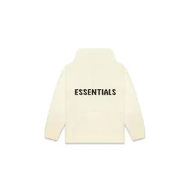 Hoodie Fear of God ESSENTIALS Knit Pullover Cream