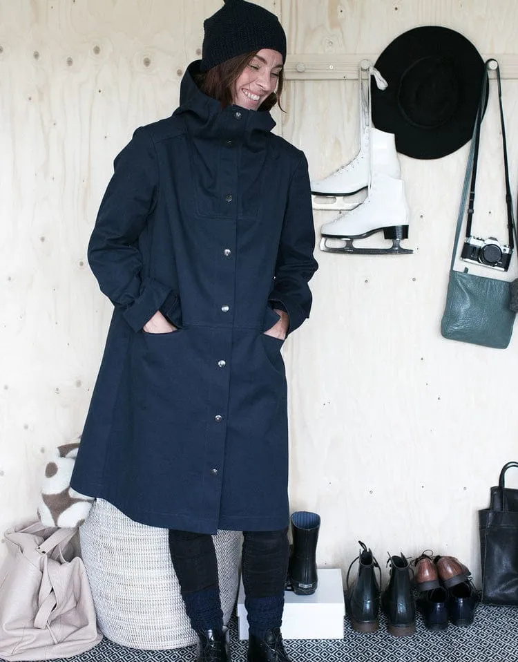 Hoodie Parka Coat Sewing Pattern, The Assembly Line