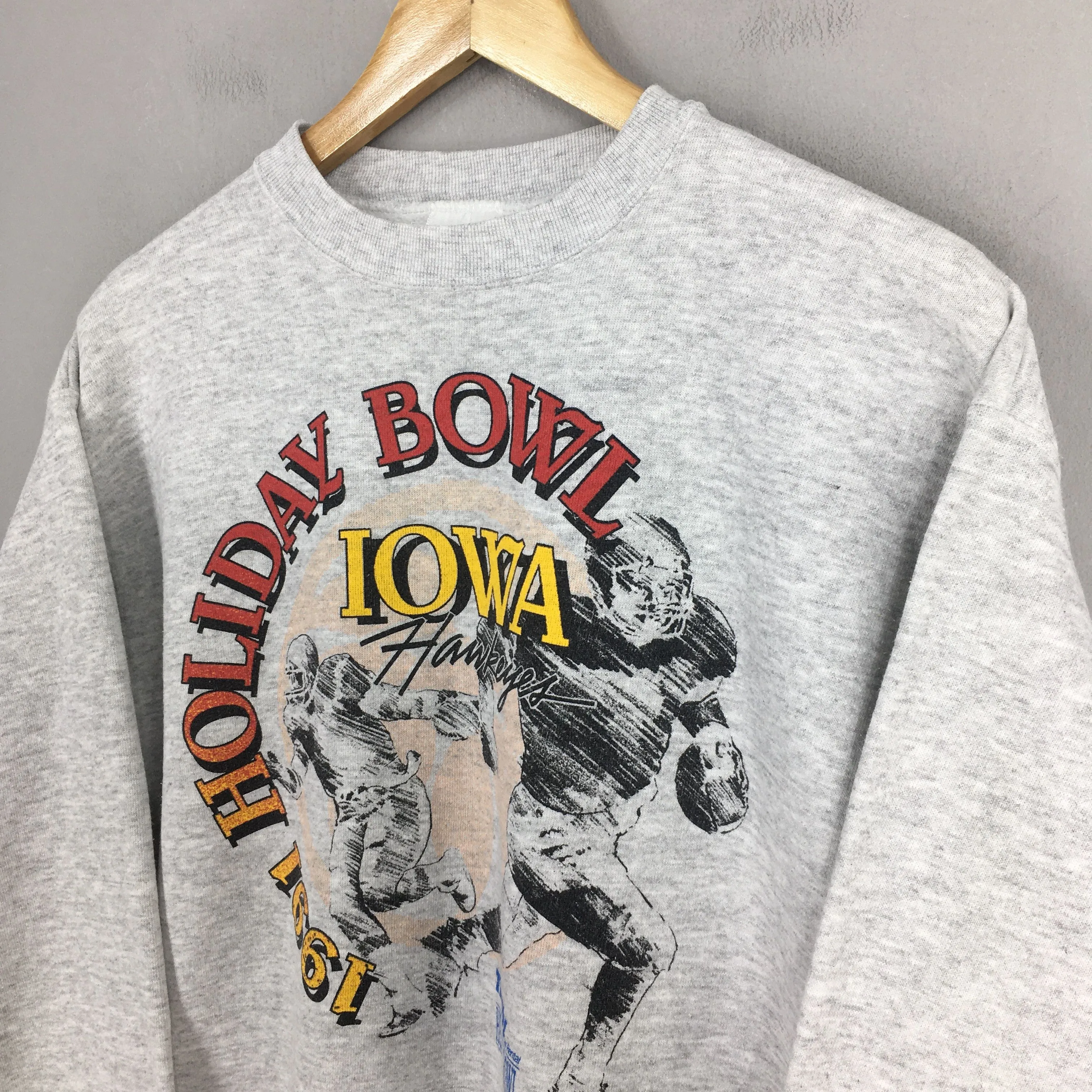 Iowa Hawkeyes Football 1991 Bowl Sweatshirt Large