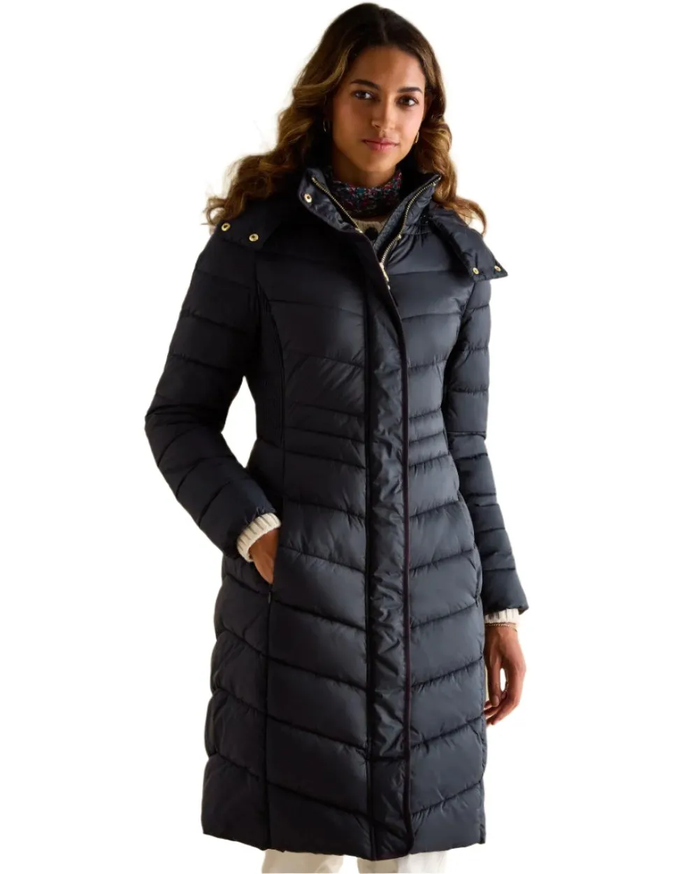 Joules Pembury Showerproof Longline Padded Coat