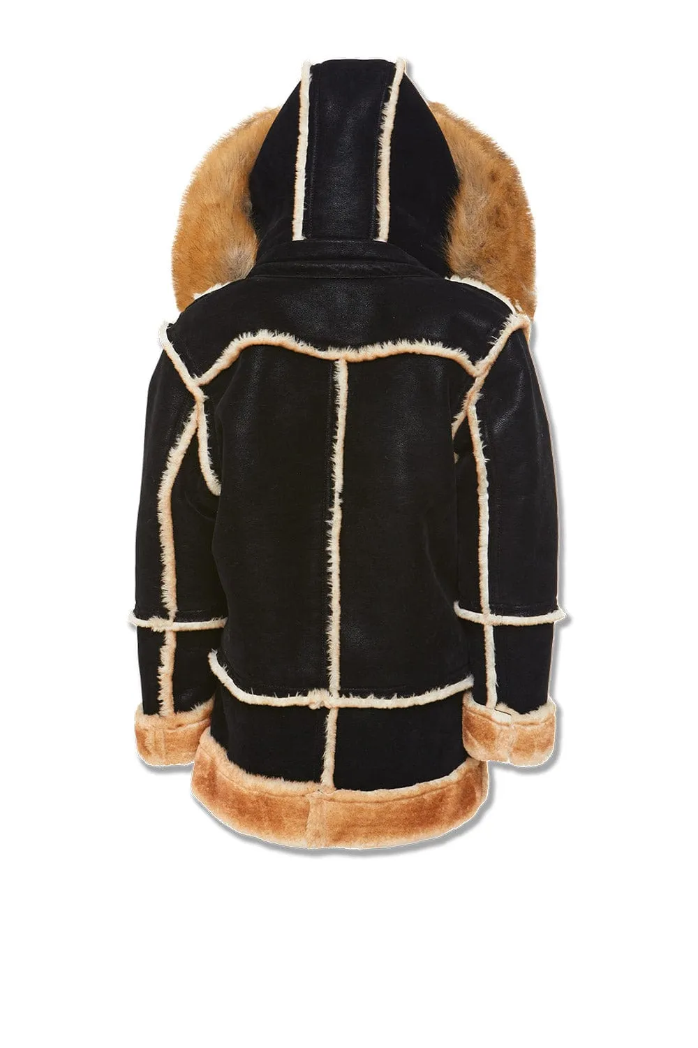 Kids Denali Shearling Jacket (Black Coffee)