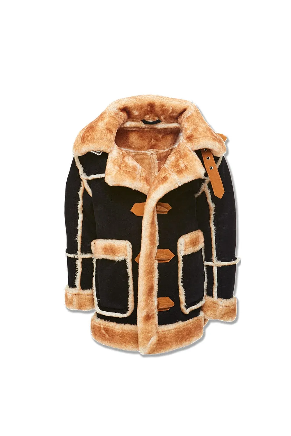 Kids Denali Shearling Jacket (Black Coffee)