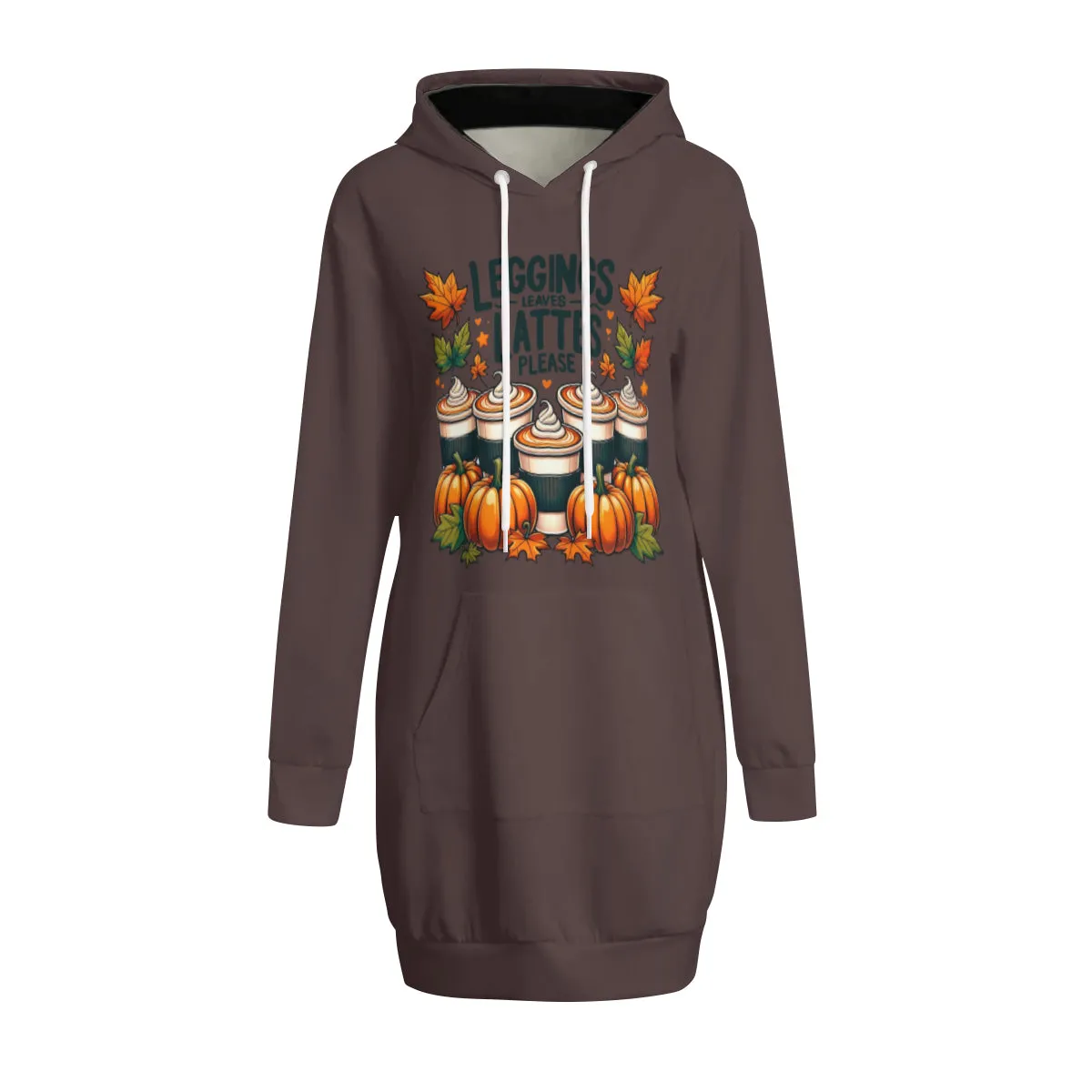 Leggins & Lattes Please Hoodie Dress