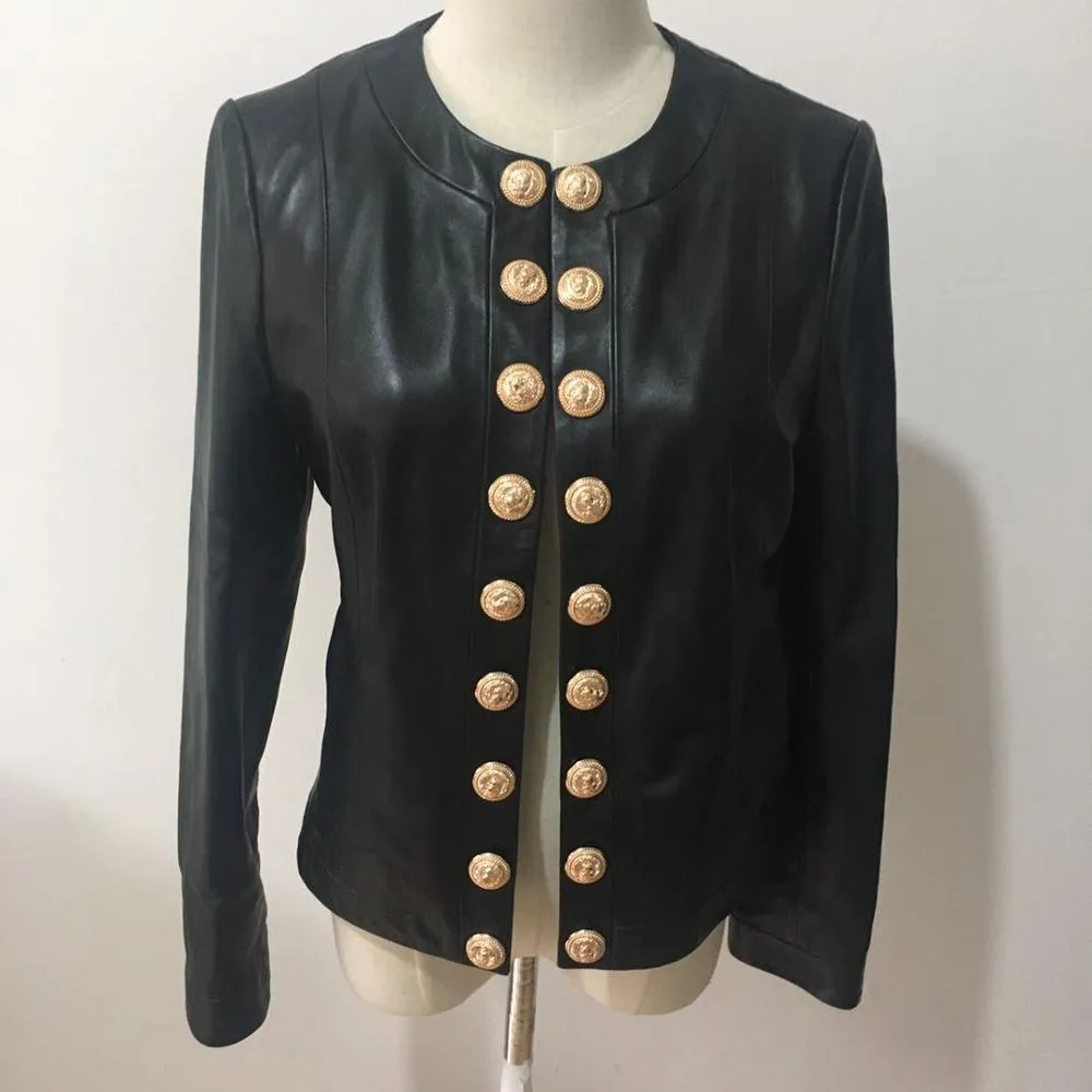 Little Explorer Leather Blazer