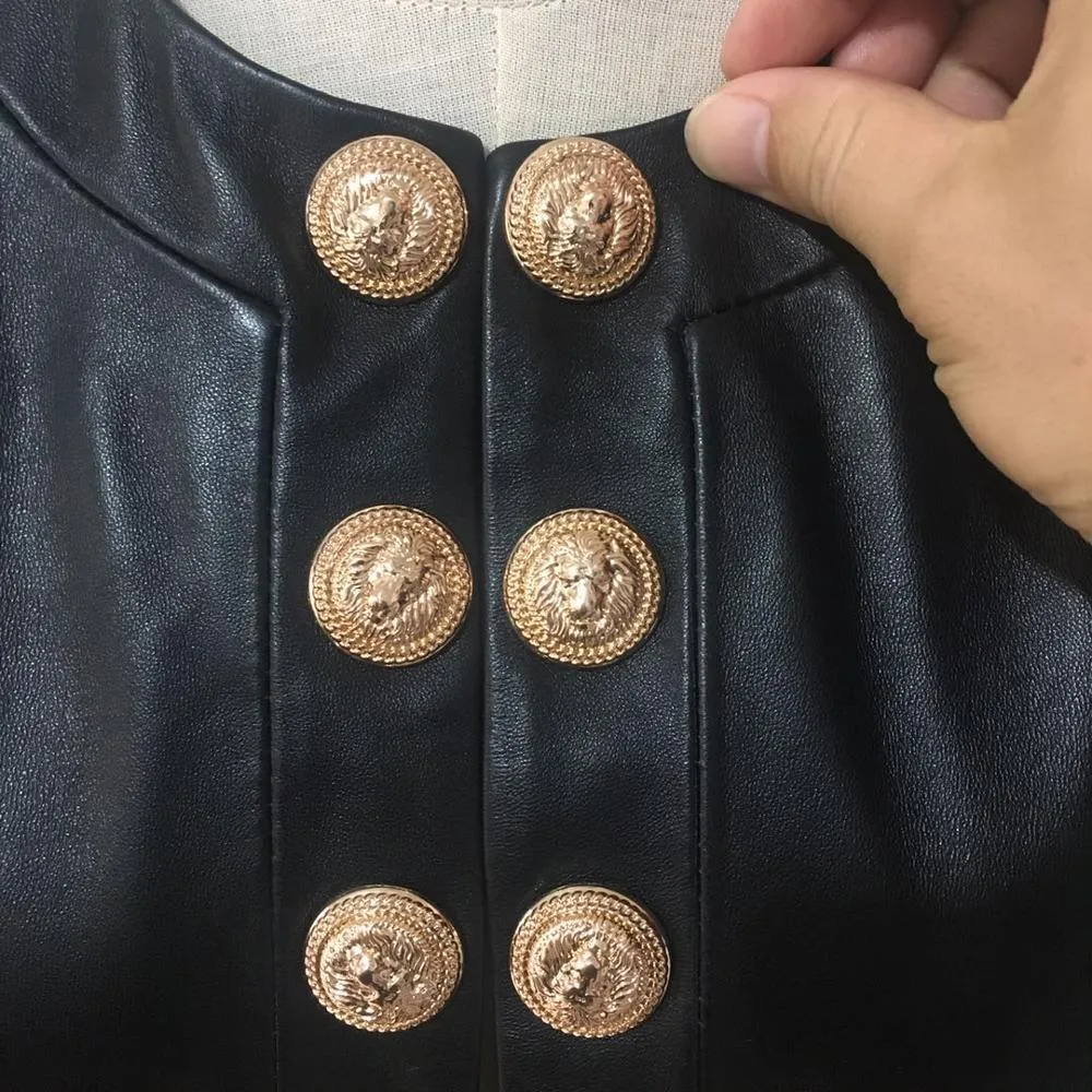 Little Explorer Leather Blazer