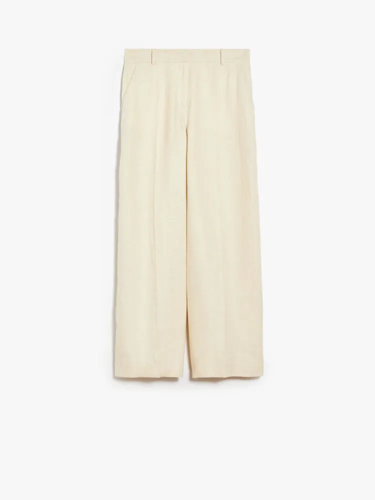 MALIZIA WIDE LEG LINEN TROUSER