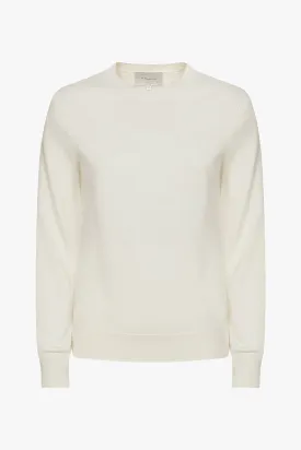 Maya knitted top | Off white - Ultrafine merino-silk-cashmere mix