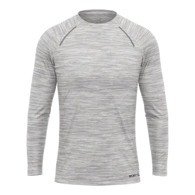 Men's White Long Sleeve Thermal T-Shirt