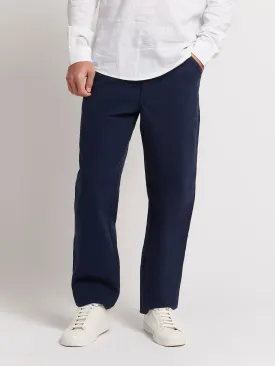 Mens Worker Trousers in Navy Blue