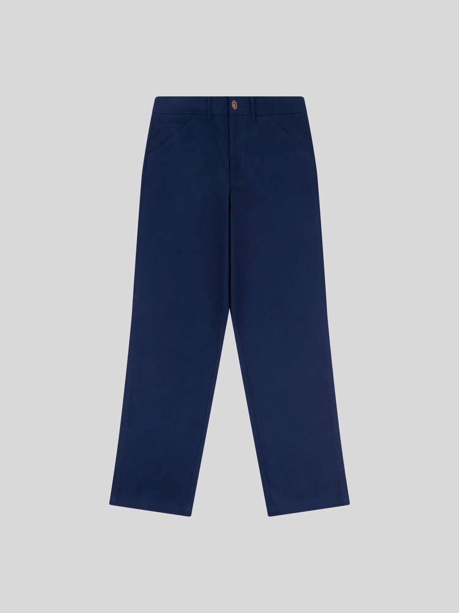 Mens Worker Trousers in Navy Blue