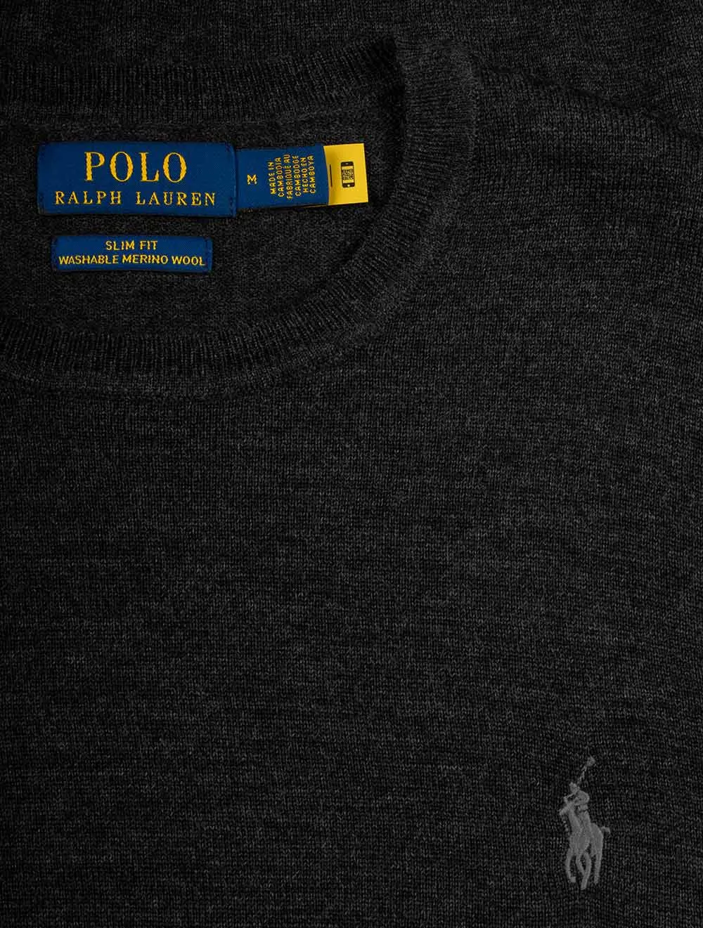 Merino Crew Neck Jumper Grey