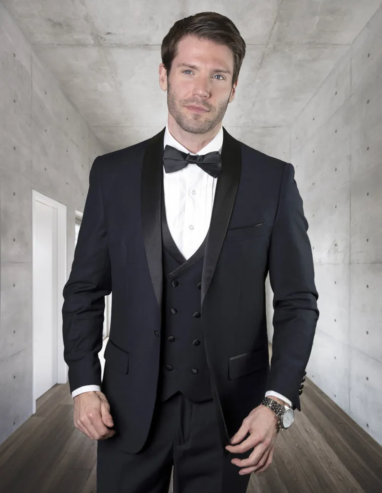 MGM NAVY TAILORED FIT 3 PC TUXEDO