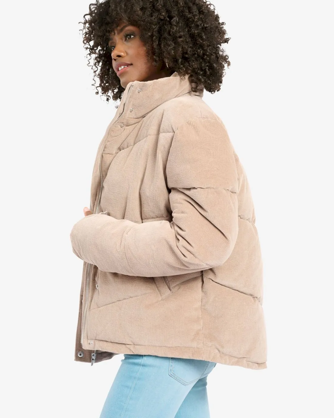 Milla Cord Puffer Jacket