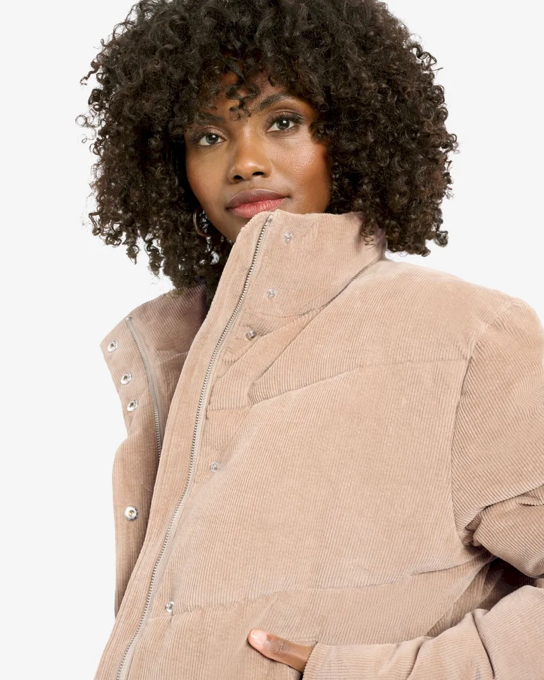 Milla Cord Puffer Jacket