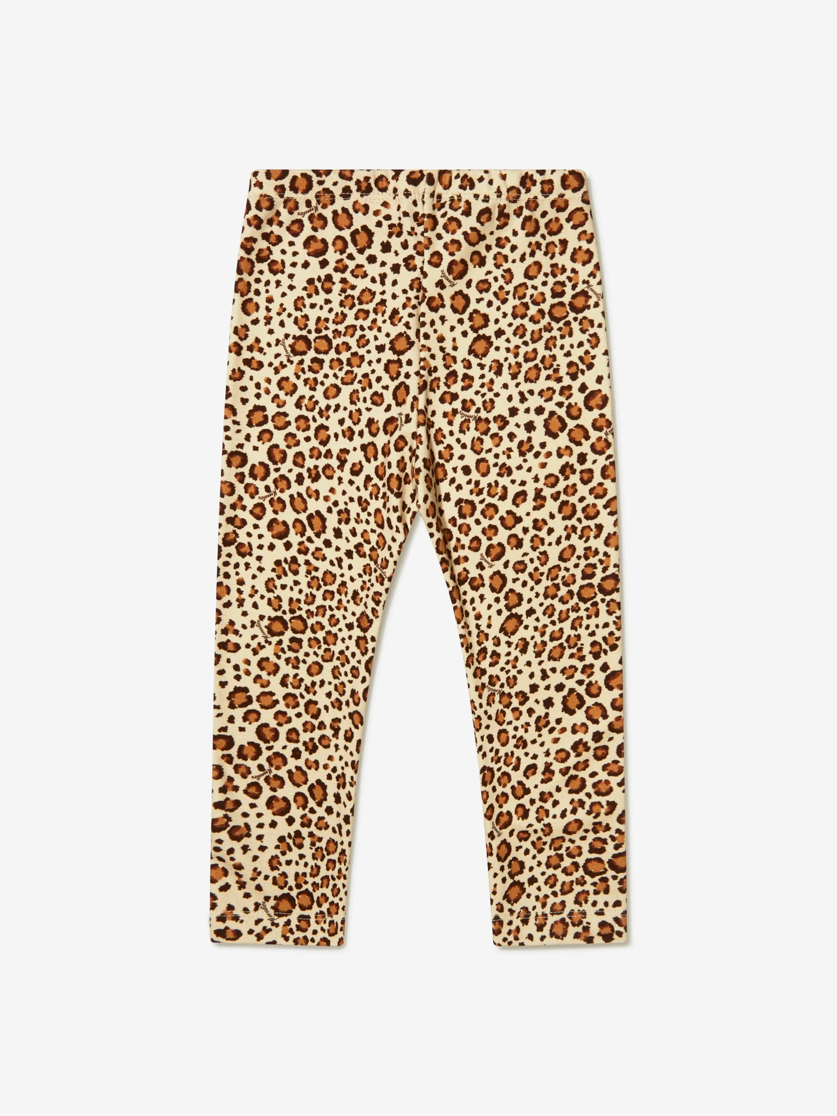 Monnalisa Girls Leopard Print Leggings