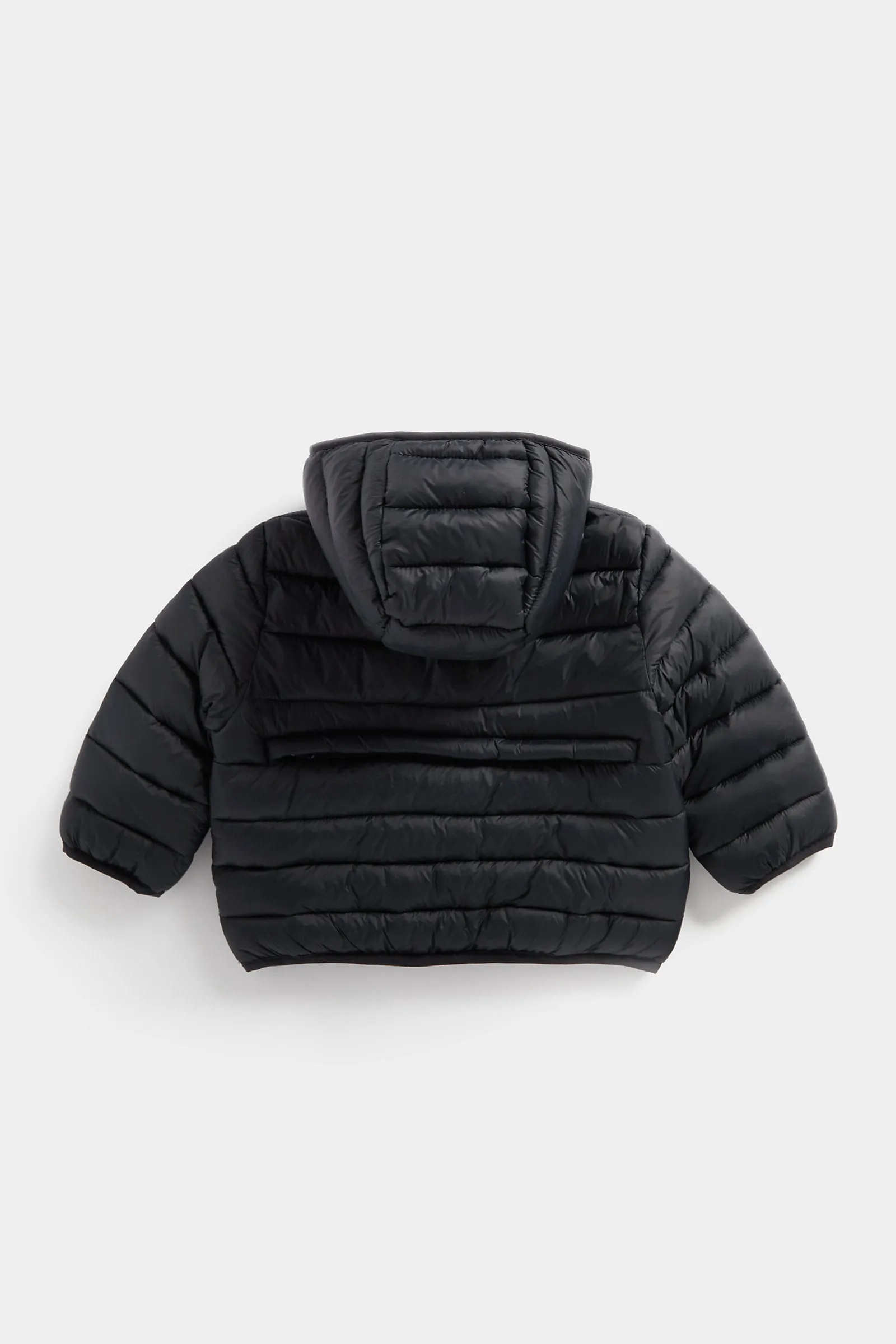 Mothercare Black Pack-Away Quilted Jacket