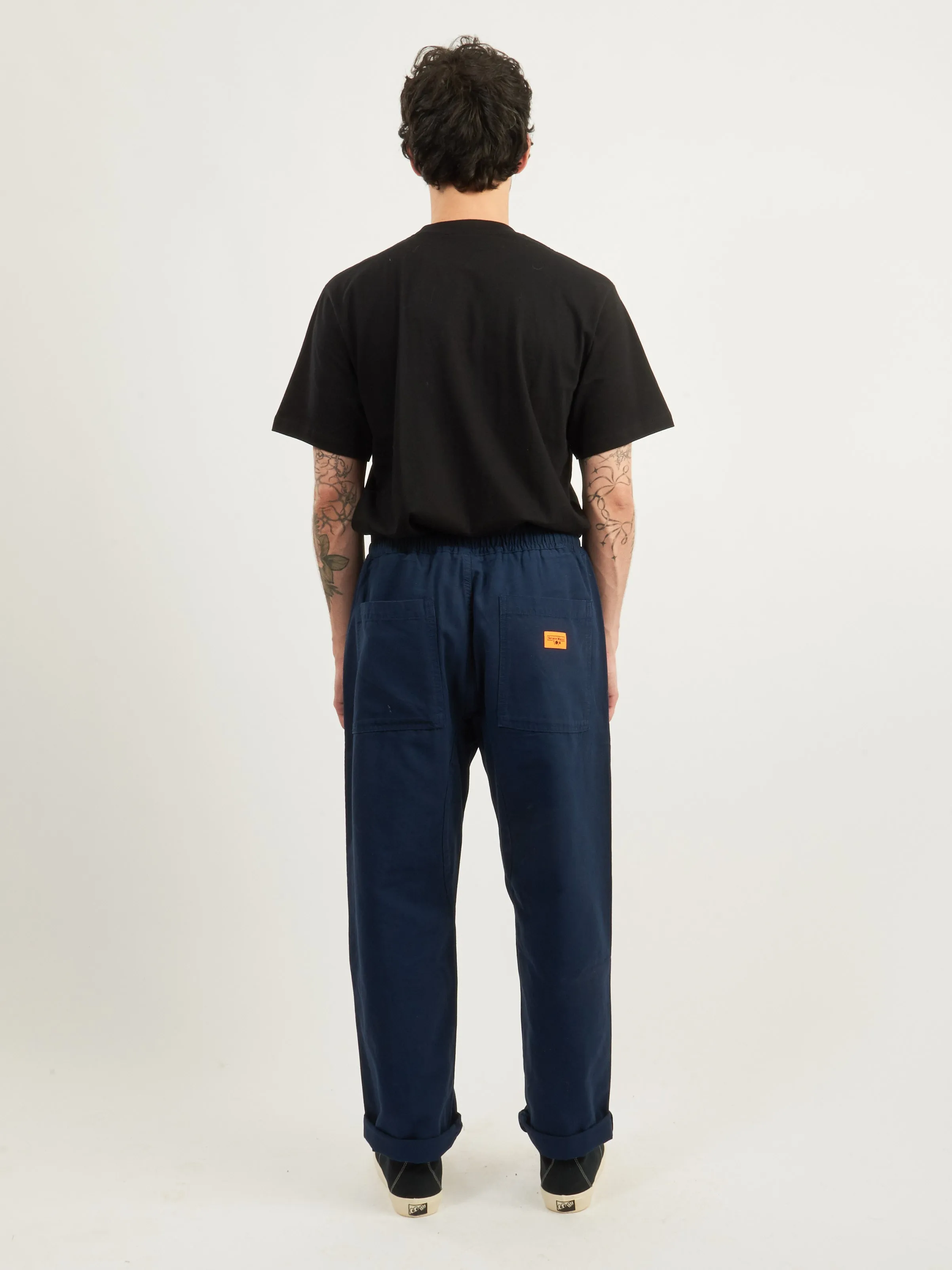 Navy Canvas Chef Pant