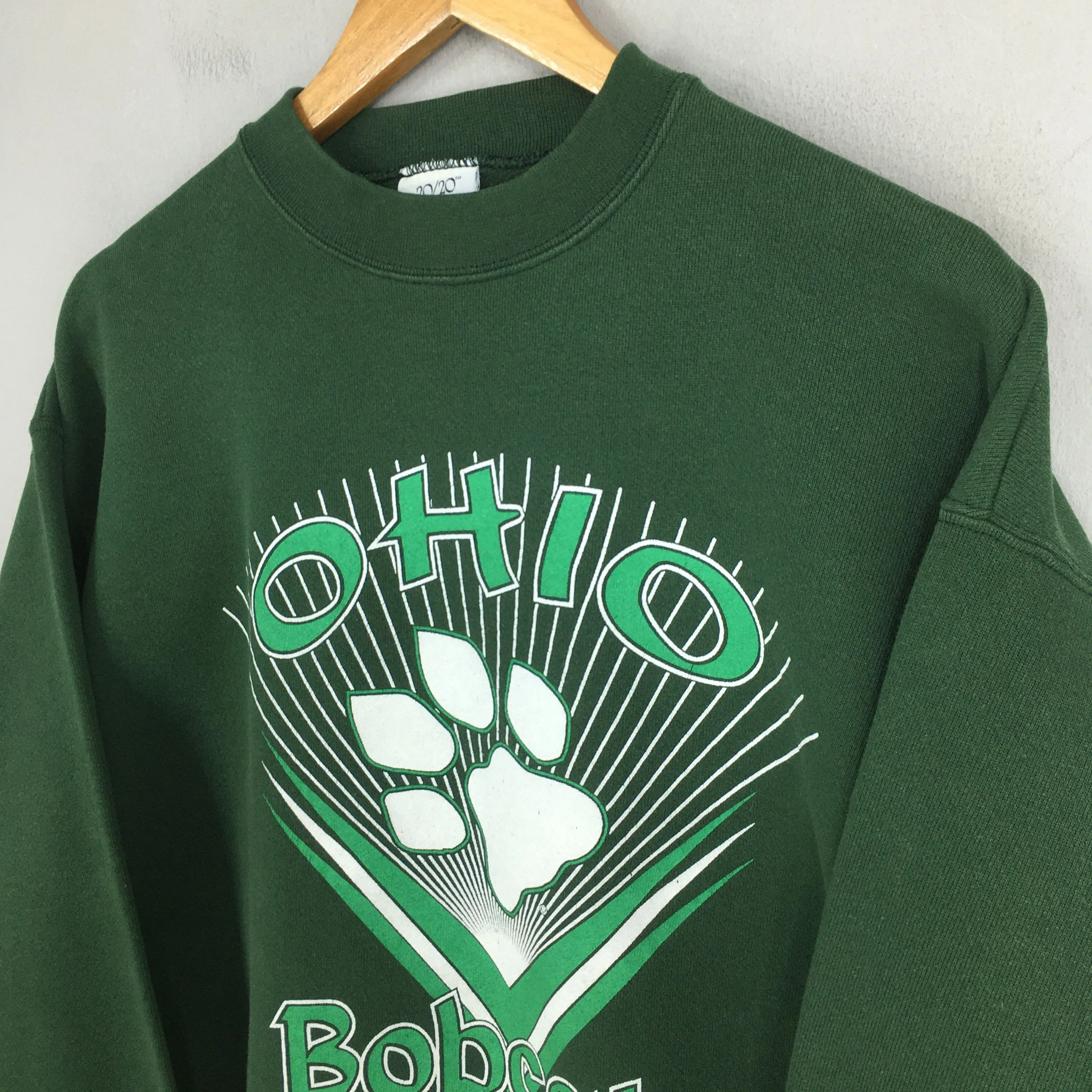 Ohio Bobcats Green Sweatshirt Large