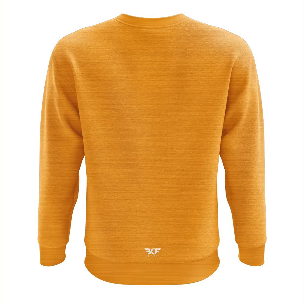 Orange Melange: Crewneck Jumper