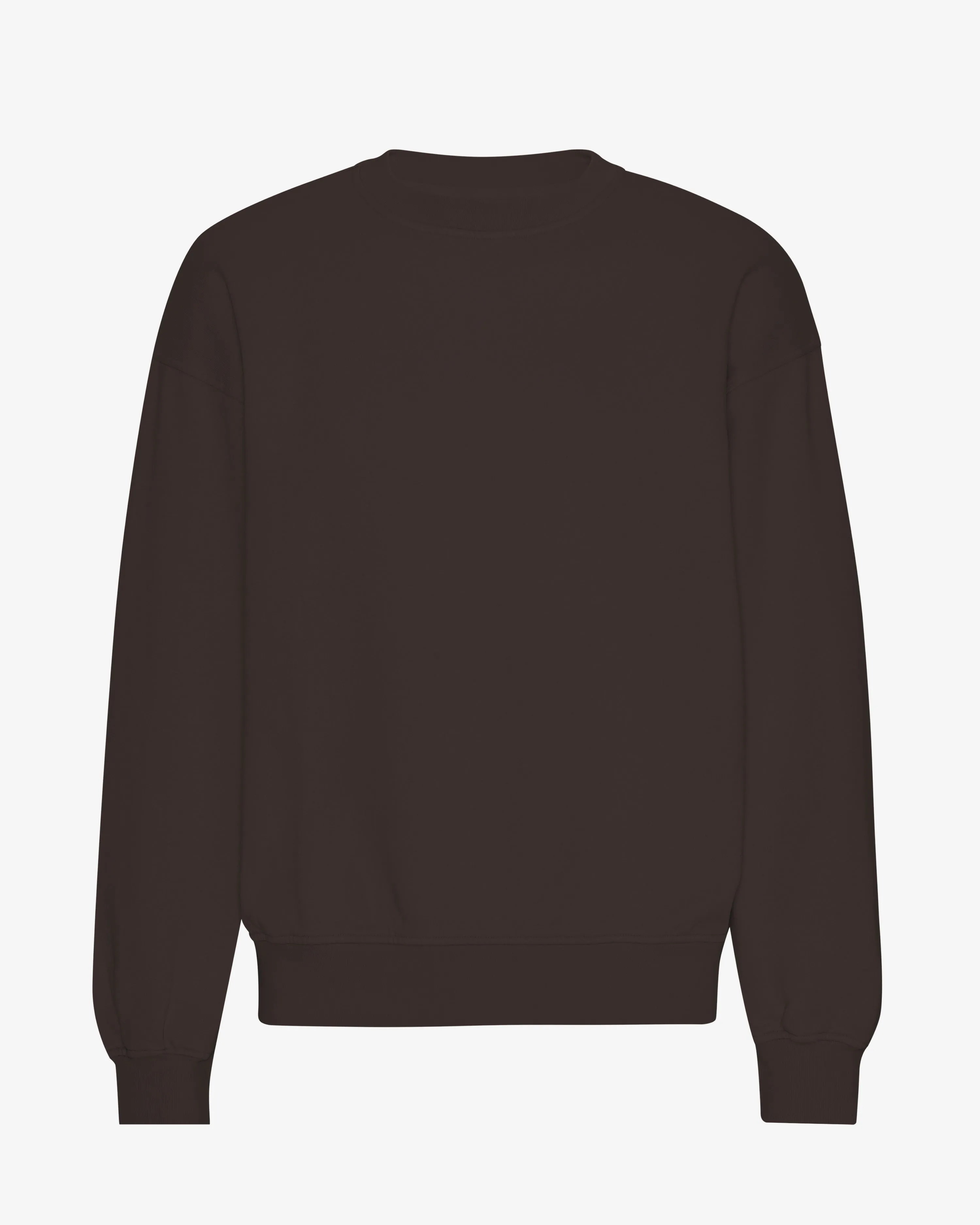 Organic Oversized Crew - Coffee Brown