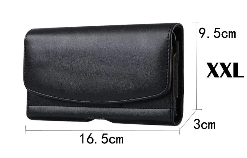 Phone Holster With Belt Clip On Leather Pouch Waist Bag iPhone Samsung