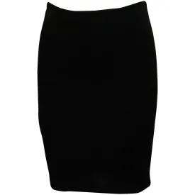 Prada Pencil Skirt in Black Viscose