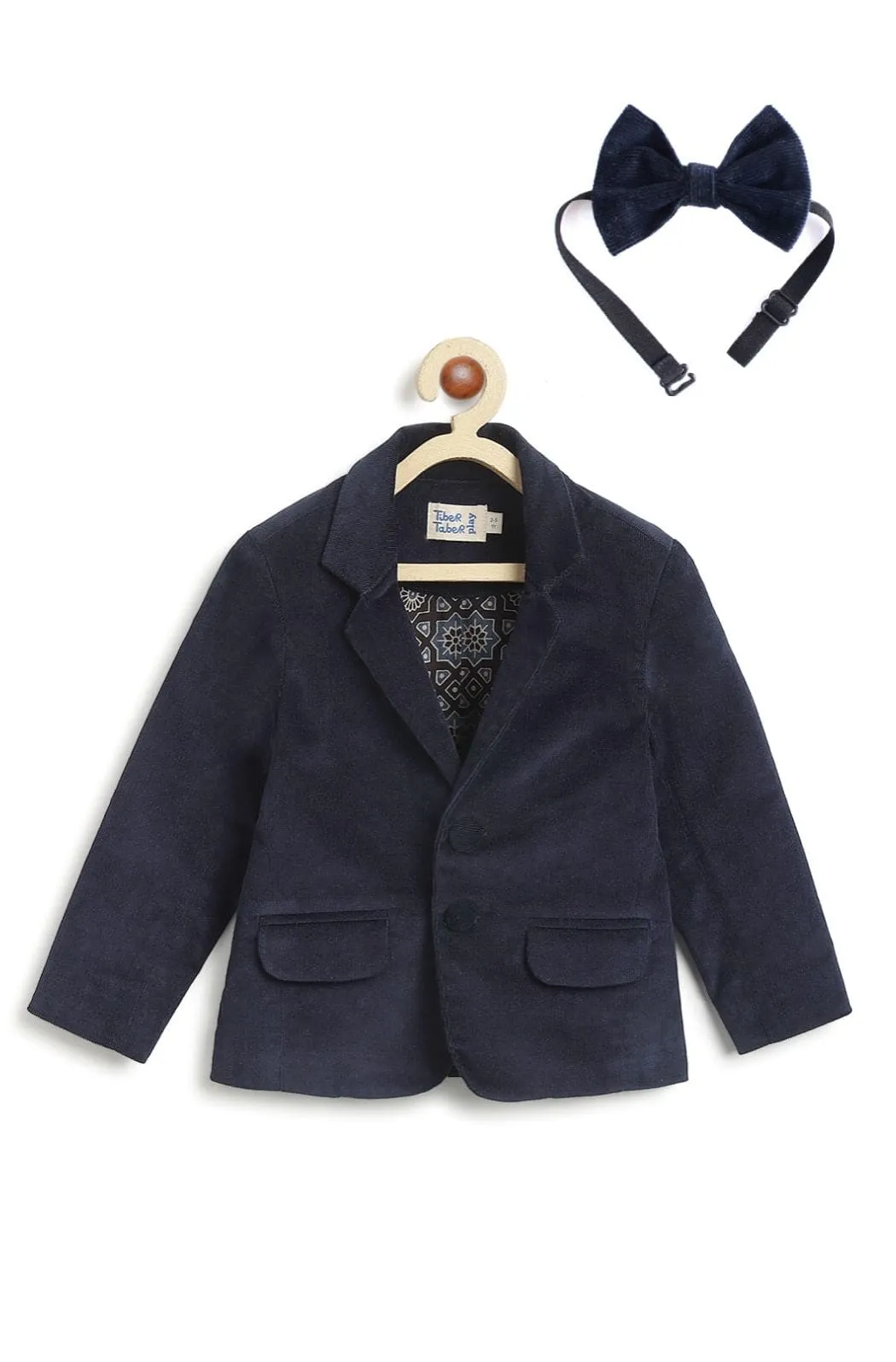 Pre-Order: Boy Santa's Little Star Blazer - Navy Blue