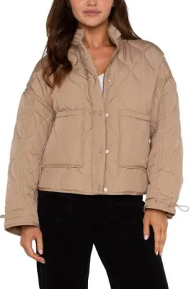 Quilted Jacket With Zip Out Hood