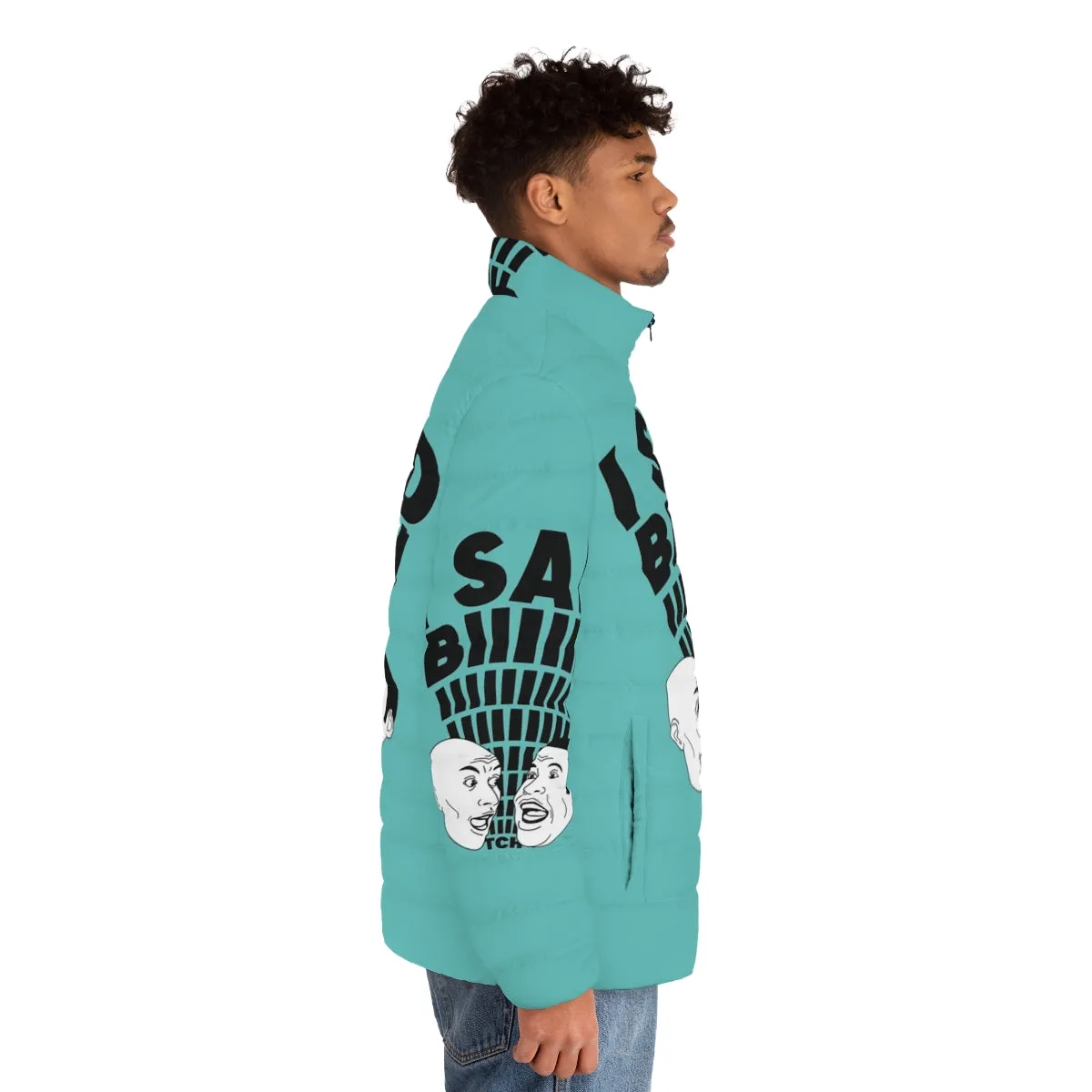 "Key and Peele 'I Said Bitch' Puffer Jacket - Comedy Central Apparel"