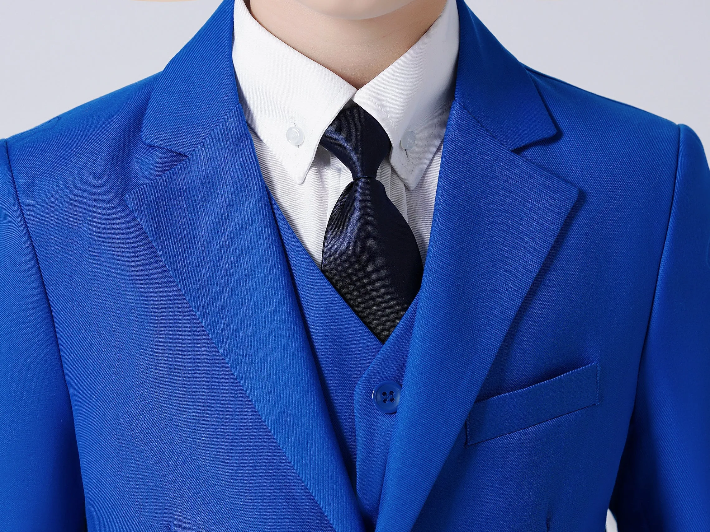 Royal Blue Boys Formal Fit Blazer, School Jacket