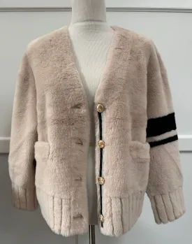 Shearling Varsity Jacket