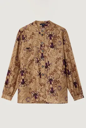 Soeur - Laure Blouse: Beige/Prune