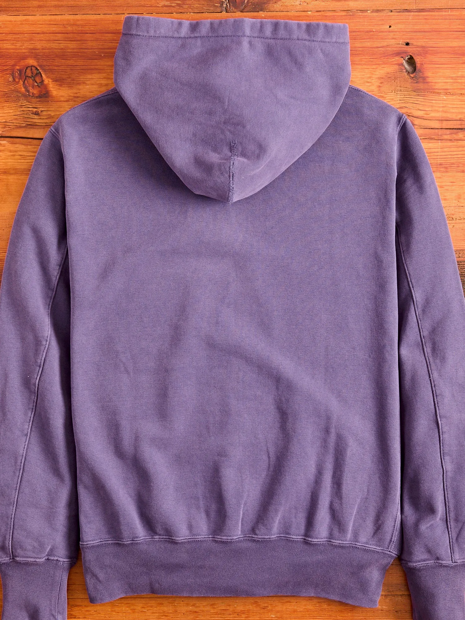 Special Finish Pullover Hoodie in Purple Navy