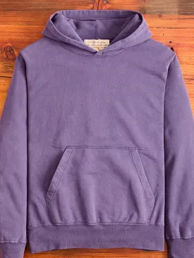 Special Finish Pullover Hoodie in Purple Navy