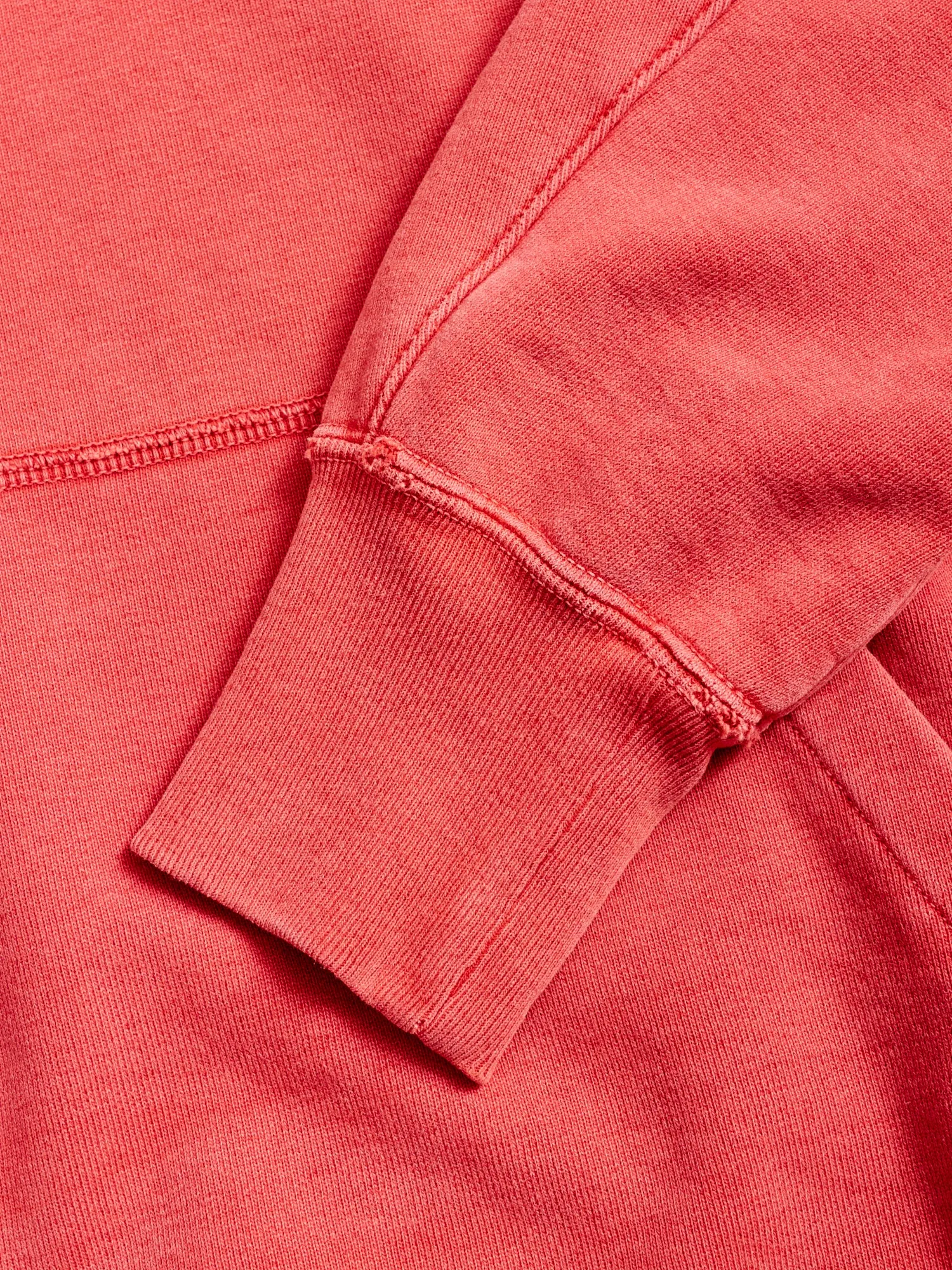 Special Finish Pullover Hoodie in Red