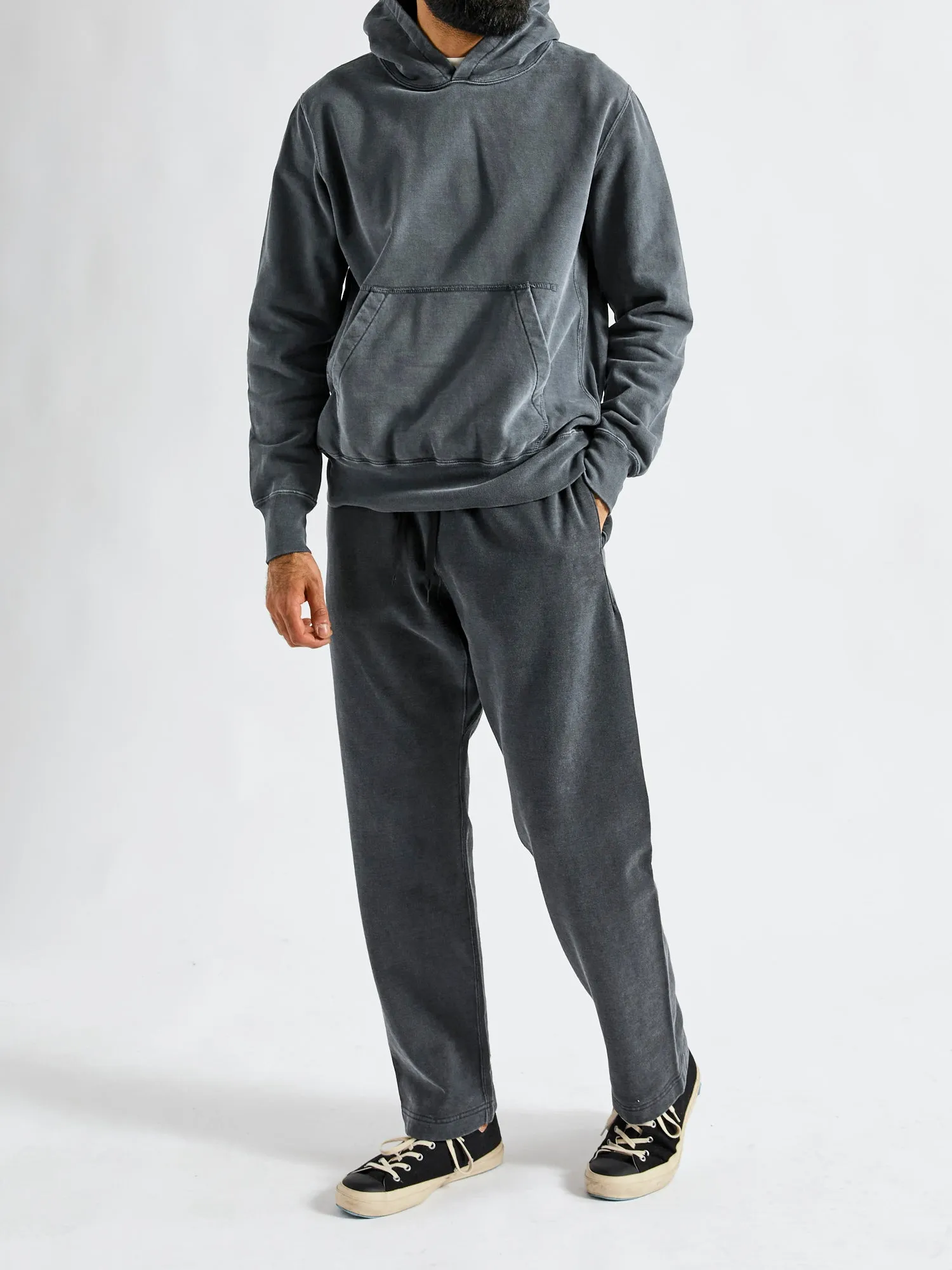 Special Finish Sweatpants in Black