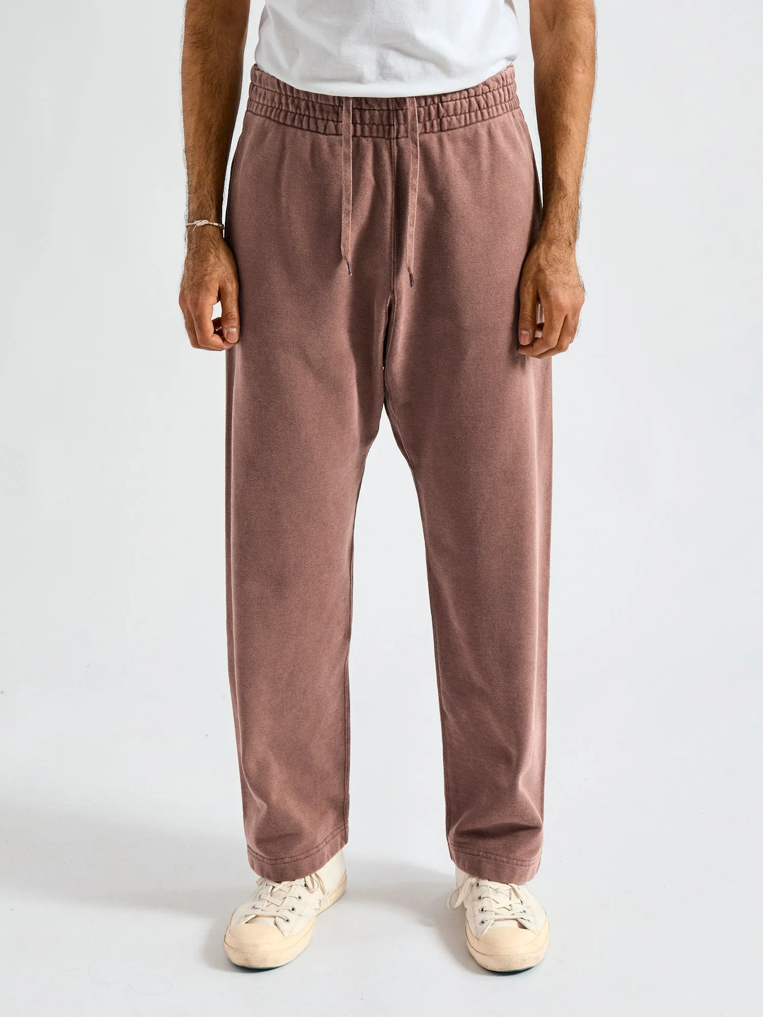 Special Finish Sweatpants in Brown