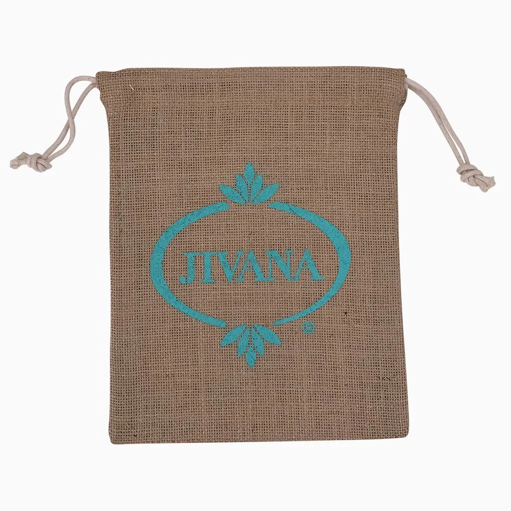 Stock Jute Drawstring Bag-Medium(SJB-11T)