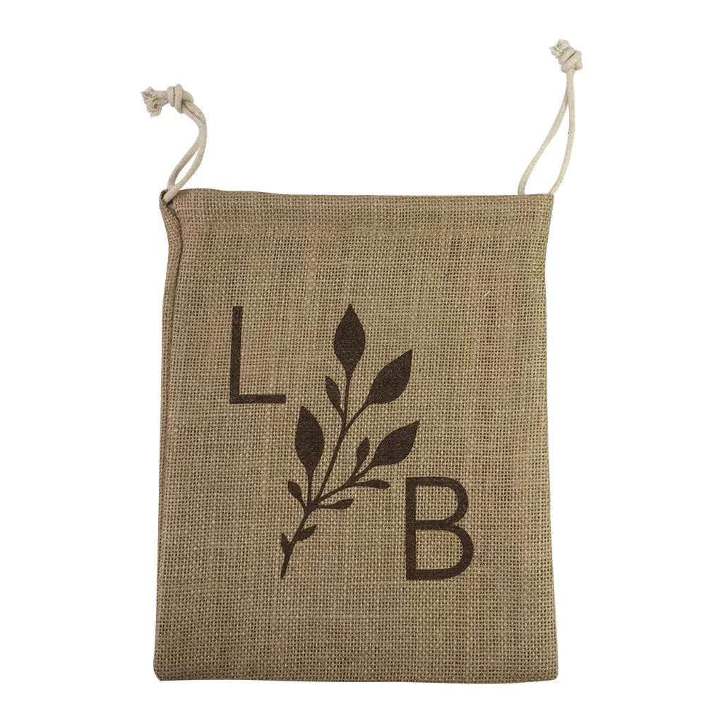 Stock Jute Drawstring Bag-Medium(SJB-11T)