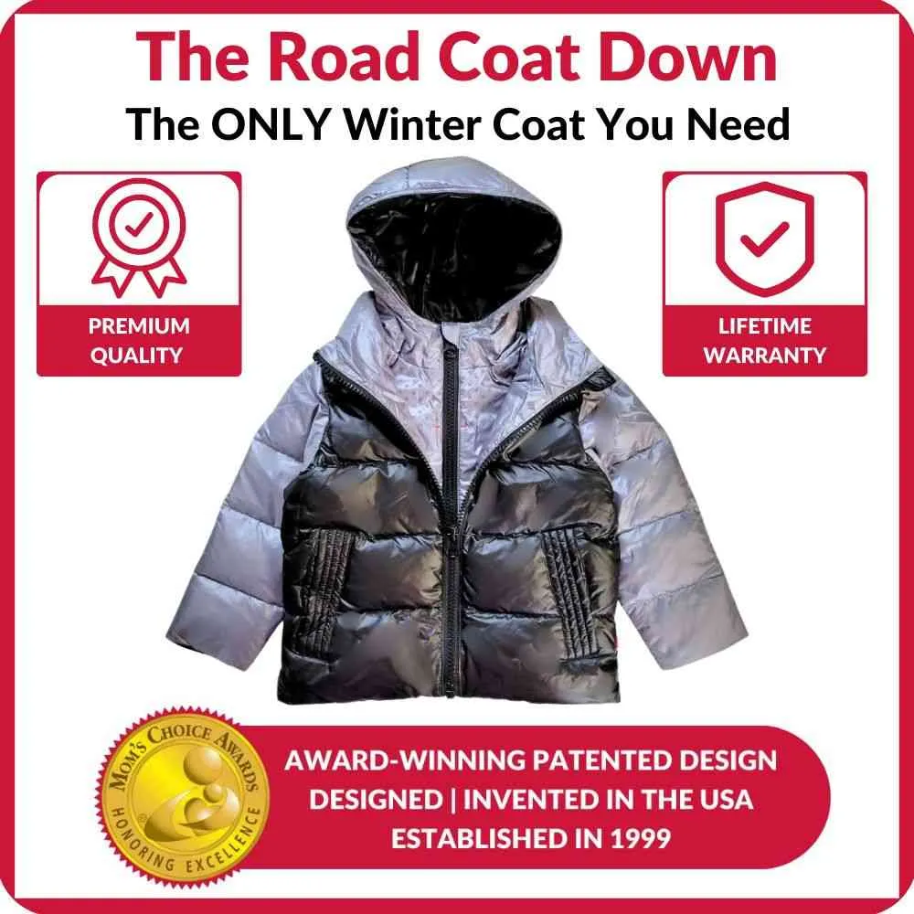 The Road Coat Down - Platinum/Black