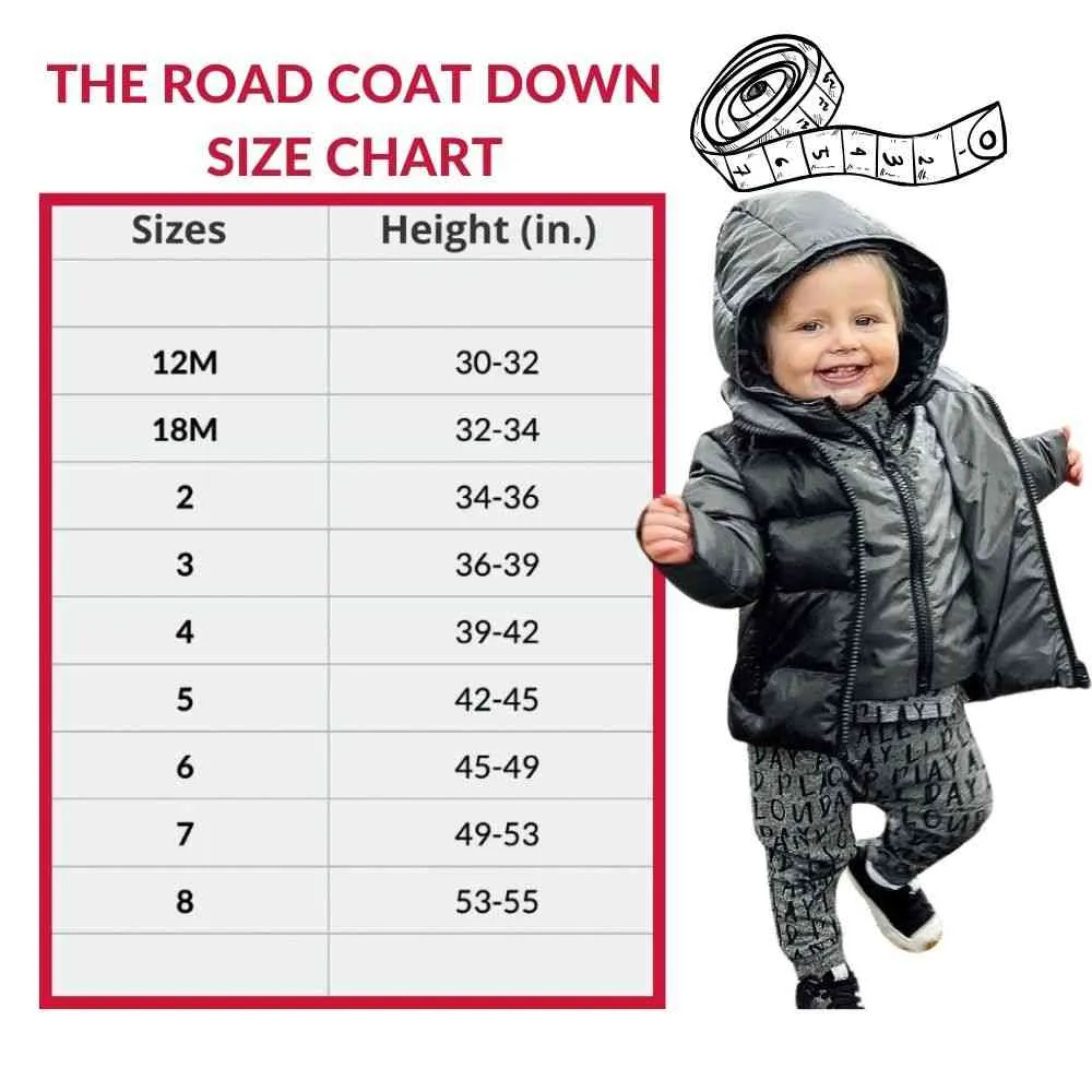 The Road Coat Down - Platinum/Black