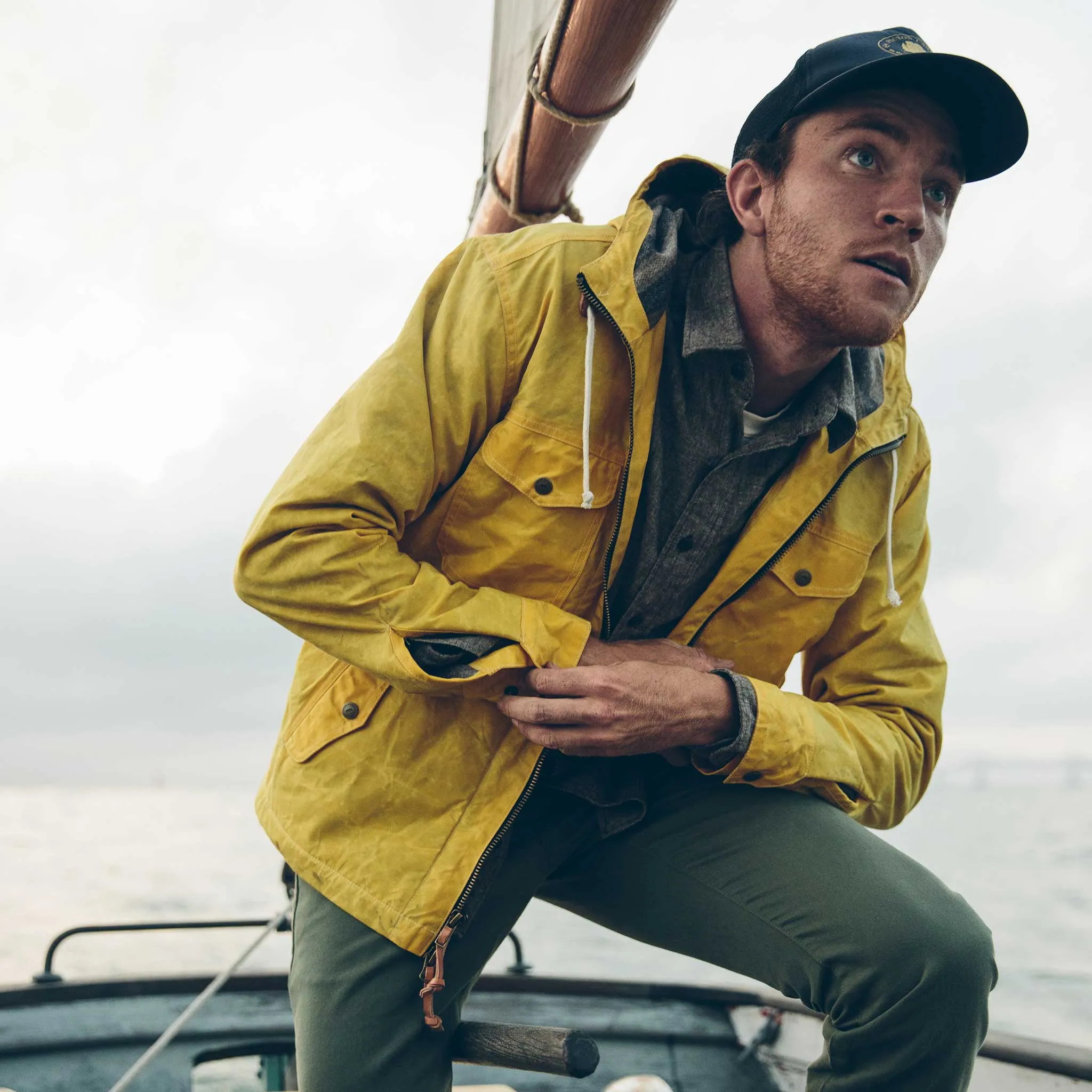 The Winslow Parka in Mustard