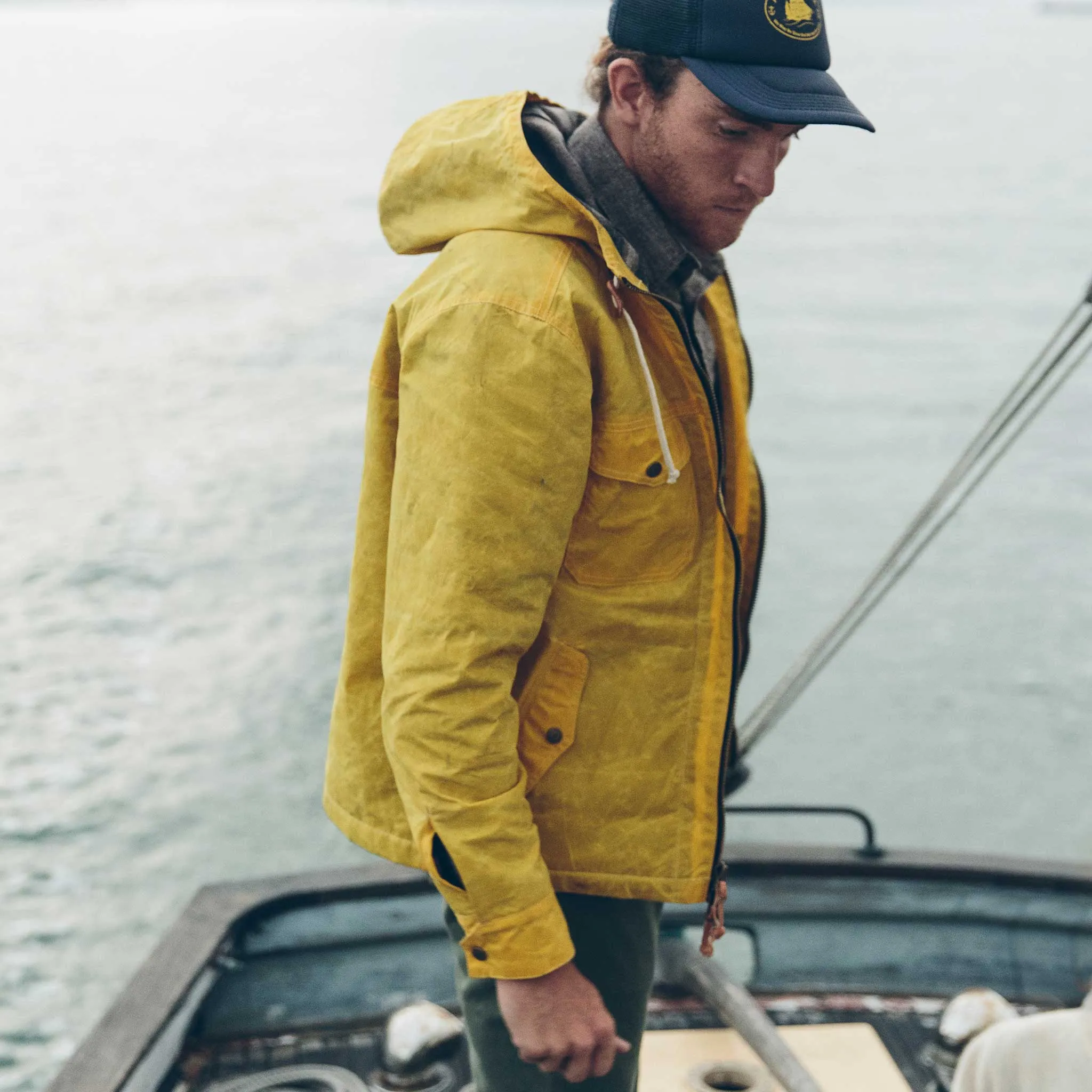 The Winslow Parka in Mustard