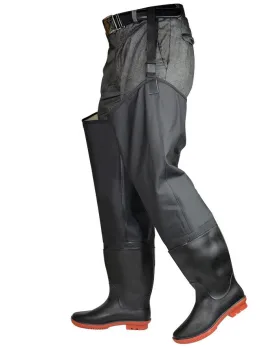 Thermal Waterproof Fishing Waders Durable Rubber Sole Rain Boots Insulated Winter Wading Pants