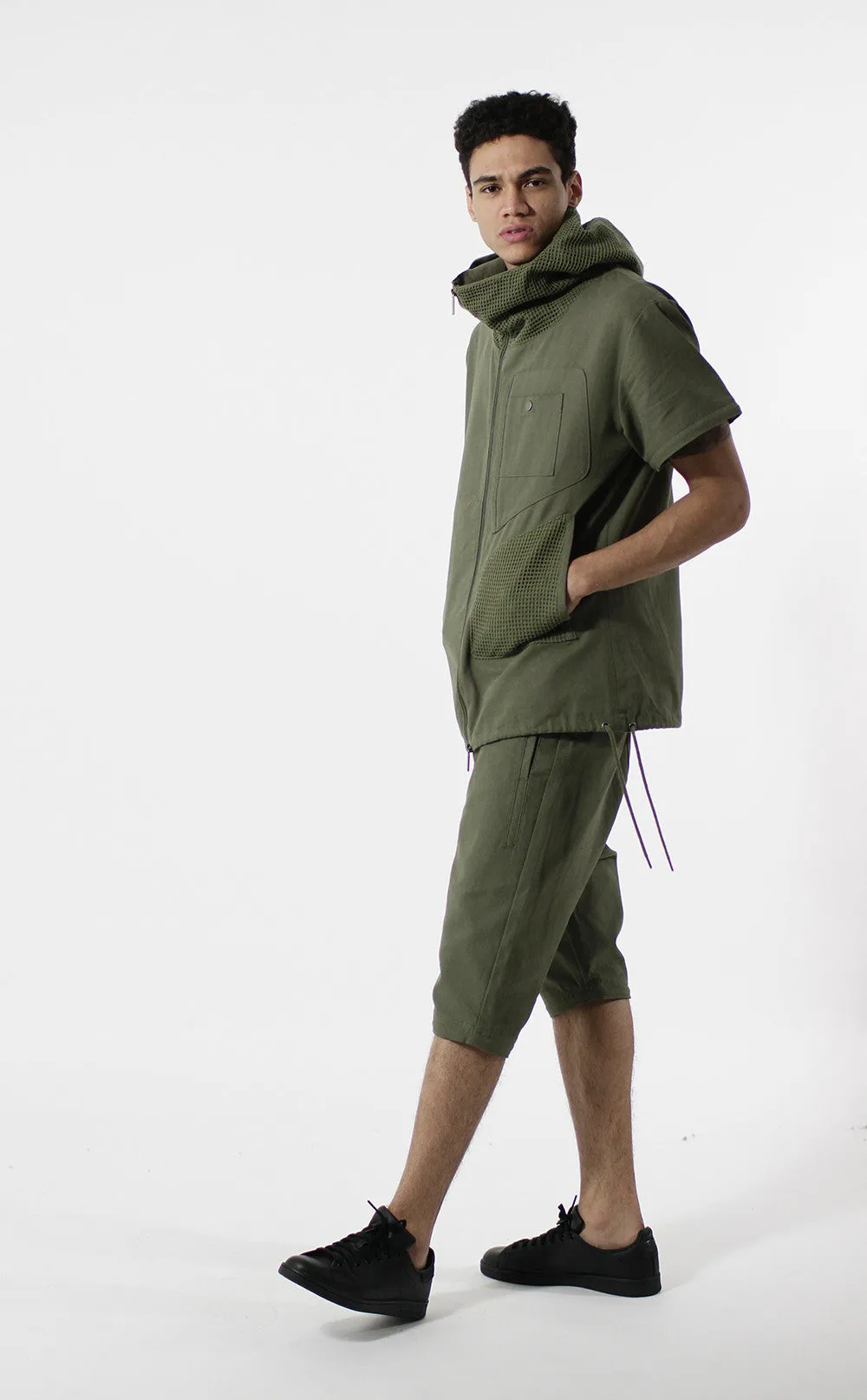 Unknown Archetype Brushed Canvas Military Parka /w Removable Sleeves